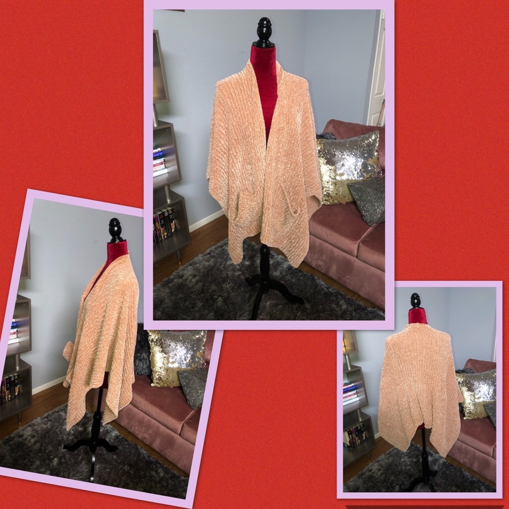 Nice comfortable Blush color Poncho